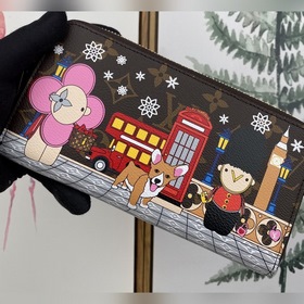 LV Zippy кошелек на молнии, модель M80861 Этот кошелек Zippy с з