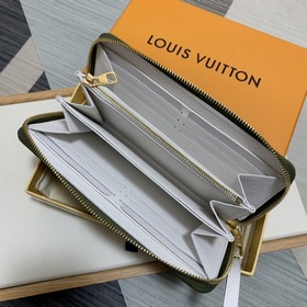 LV Модель M81280 Зеленый Женский новый кошелек на молнии Серия Sp