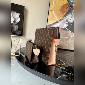 LV Модель M81412 Сумка-мама сумкой-дочкой, сумка с двумя цепочкам