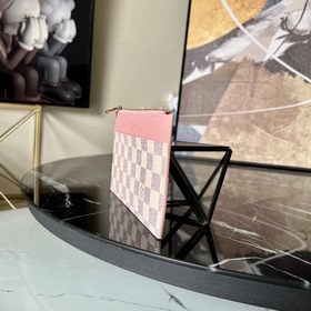 LV Slim Purse Карманная сумка Модель N80346 Белый розовый Сумка