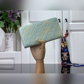 LV ZIPPY одностворчатый кошелек Star, модель M81466, зеленый с ти