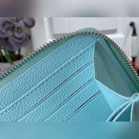 LV ZIPPY одностворчатый кошелек Star, модель M81466, зеленый с ти