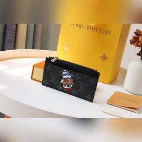 LV Coin Карман для карт с застежкой-молнией Модель M80932 Карточн