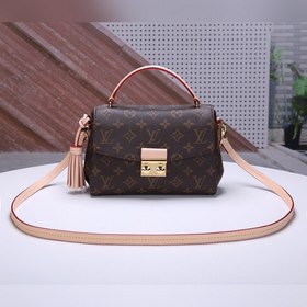 LV Лазерная фурнитура Сумка Croisette Модель： N41581 Эта небольш