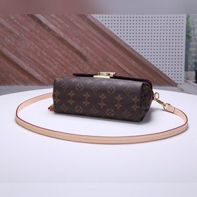 LV Лазерная фурнитура Сумка Croisette Модель： N41581 Эта небольш
