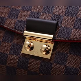 LV Лазерная фурнитура Сумка Croisette Модель： N41581 Эта небольш