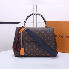 Средняя сумка LV Cluny Модель： М44669 Сумка из ткани Monogram с п