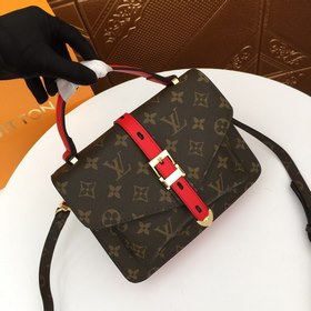 LV Сумка через плечо из ткани с узором LV, модель 66823 Клапан 