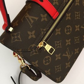 LV Сумка через плечо из ткани с узором LV, модель 66823 Клапан 