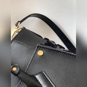 LV Сумка с двумя ручками, модель M53826, черная вышивка, фурниту