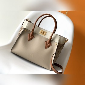LV Сумка с двумя ручками, модель M53825, цвет абрикосовый с выши