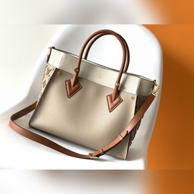 LV Сумка с двумя ручками, модель M53825, цвет абрикосовый с выши