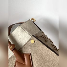 LV Сумка с двумя ручками, модель M53825, цвет абрикосовый с выши