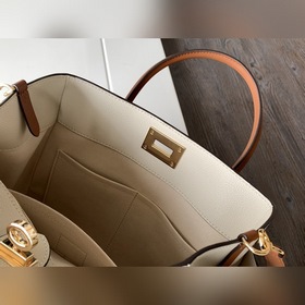 LV Сумка с двумя ручками, модель M53825, цвет абрикосовый с выши