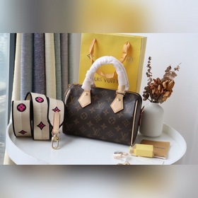 LV Speedy 20 сумка через плечо Модель M41114 Абрикосовый Новая ко