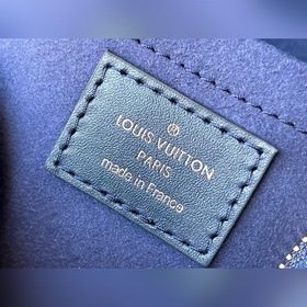LV Модель M59611 Джинсовый синий Сумка SQUARE Дизайн вдохновлен ж
