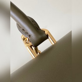 LV модель M44797 зеленая сумка через плечо Кожа является подлинно