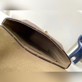 LV модель M44797 зеленая сумка через плечо Кожа является подлинно