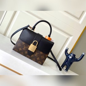 LV модель M44141, черная сумка через плечо Кожа является подлинно