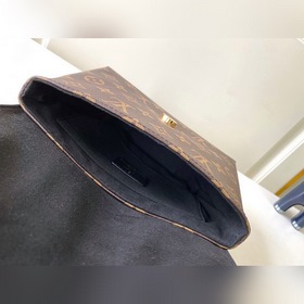 LV модель M44141, черная сумка через плечо Кожа является подлинно