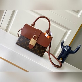 LV модель M44654, коричневый, сумка через плечо Кожа является под