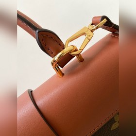 LV модель M44654, коричневый, сумка через плечо Кожа является под
