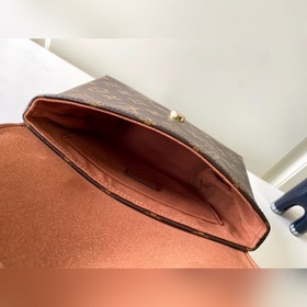 LV модель M44654, коричневый, сумка через плечо Кожа является под