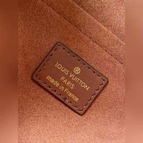LV модель M44654, коричневый, сумка через плечо Кожа является под