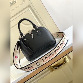 LV Модель 59217 Черный Сумка через плечо Сумка Alma BB из разноц