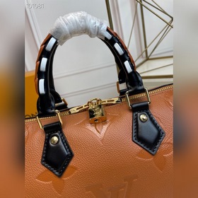 LV Модель M45840 Коричневая сумка Speedy Bandoulière 25 В осенне