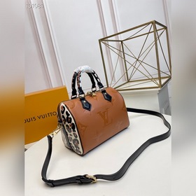 LV Модель M45840 Коричневая сумка Speedy Bandoulière 25 В осенне