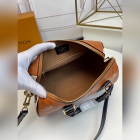LV Модель M45840 Коричневая сумка Speedy Bandoulière 25 В осенне