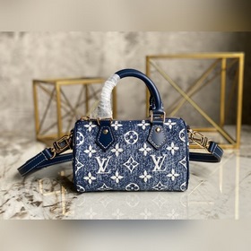 LV NANO SPEEDY Сумка Модель M81168 Синий деним Серия сумок Speed