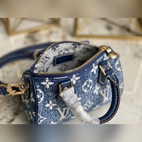 LV NANO SPEEDY Сумка Модель M81168 Синий деним Серия сумок Speed