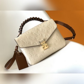 LV Pochette Metis сумка Модель M53940 Плетение белого цвета POCHE