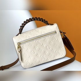 LV Pochette Metis сумка Модель M53940 Плетение белого цвета POCHE