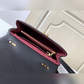 Сумка LV Madeleine BB, модель M46008, черная с тиснением, маленьк
