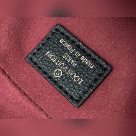 Сумка LV Madeleine BB, модель M46008, черная с тиснением, маленьк