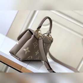 Сумка LV Madeleine BB, модель M46008, черная с тиснением, маленьк