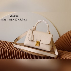 LV Madeleine BB сумка, модель M46008, белая с шелкографией Серия