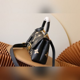 Сумка LV Madeleine BB, модель M45978, черная с шелкографией, сери