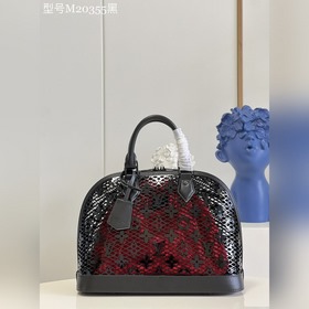 LV Alma маленькая сумка, модель M20355, черная Эта сумка Alma Sm