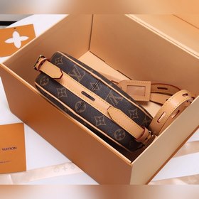 LV Лазерная фурнитура Boite Chapeau Мягкая сумка Модель： M52294 В