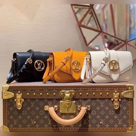 Сумка LV Tofu Модель： M55949 Розовый Сумка LV Pont 9 изготовлена 