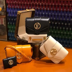 Сумка LV Tofu Модель： M55949 Розовый Сумка LV Pont 9 изготовлена 
