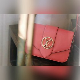 Сумка LV Tofu Модель： M55949 Розовый Сумка LV Pont 9 изготовлена 