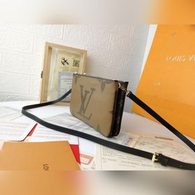 LV Модель M69203 Сумка на цепочке, кофейный цвет с шелкографией Э