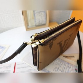 LV Модель M69203 Сумка на цепочке, кофейный цвет с шелкографией Э