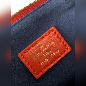 LV Модель M57792 Ярко-красная маленькая сумка с цепочкой через п