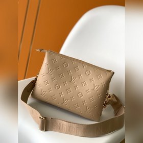 LV Модель M59278 Золотая сумка Coussin Small с цепочкой через пле